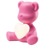 Qeeboo - Teddy Love XS - Bright Pink - Qeeboo Lamp by Stefano Giovannoni - Lighting - Home