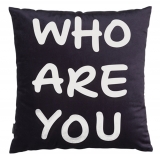 Qeeboo - Who Are You Cushion - Qeeboo Pillow by Shantell Martin - Furnishing - Home