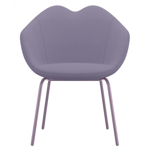 Qeeboo - XOXO Chair Fabric Four Legs - Pink - Qeeboo Chair by Nika Zupanc - Furnishing - Home