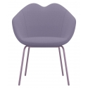 Qeeboo - XOXO Chair Fabric Four Legs - Rosa - Sedia Qeeboo by Nika Zupanc - Arredo - Casa