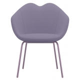 Qeeboo - XOXO Chair Fabric Four Legs - Pink - Qeeboo Chair by Nika Zupanc - Furnishing - Home