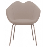 Qeeboo - XOXO Chair Fabric Four Legs - White - Qeeboo Chair by Nika Zupanc - Furnishing - Home
