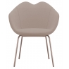 Qeeboo - XOXO Chair Fabric Four Legs - White - Qeeboo Chair by Nika Zupanc - Furnishing - Home