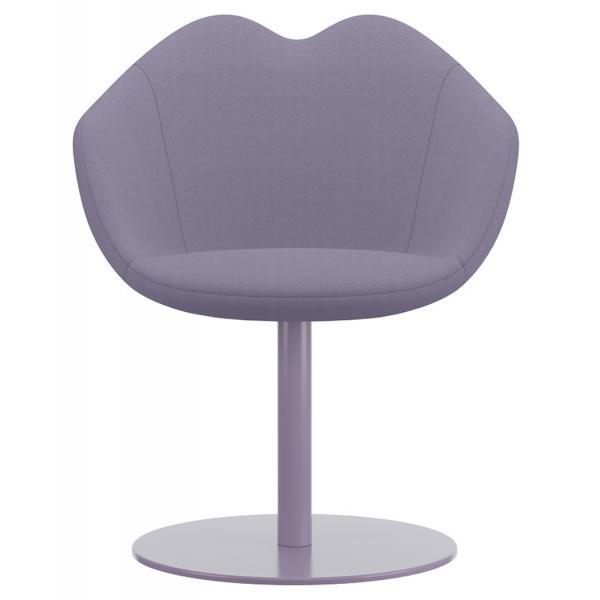 Qeeboo - XOXO Chair Fabric Round Base - Pink - Qeeboo Chair by Nika Zupanc - Furnishing - Home