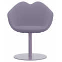 Qeeboo - XOXO Chair Fabric Round Base - Pink - Qeeboo Chair by Nika Zupanc - Furnishing - Home