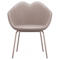 Qeeboo - XOXO Chair Leather Four Legs - Bianco - Sedia Qeeboo by Nika Zupanc - Arredo - Casa