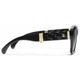 Chanel - Square Sunglasses - Black Gray Polarized - Chanel Eyewear