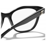 Chanel - Square Eyeglasses - Black - Chanel Eyewear