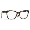 Chanel - Occhiali da Vista Quadrata - Tartaruga Scuro - Chanel Eyewear