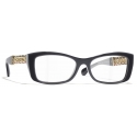 Chanel - Occhiali da Vista Rettangolare - Grigio - Chanel Eyewear
