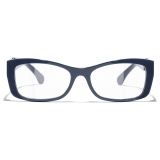 Chanel - Occhiali da Vista Rettangolare - Blu Vendome - Chanel Eyewear