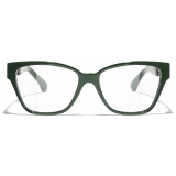 Chanel - Occhiali da Vista Cat-Eye - Verde - Chanel Eyewear