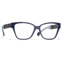 Chanel - Occhiali da Vista Cat-Eye - Blu Vendome - Chanel Eyewear