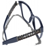 Chanel - Occhiali da Vista Cat-Eye - Blu Vendome - Chanel Eyewear