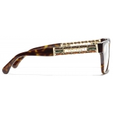Chanel - Occhiali da Vista Cat-Eye - Tartaruga Scuro - Chanel Eyewear