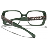 Chanel - Square Eyeglasses - Green - Chanel Eyewear