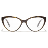 Chanel - Occhiali da Vista Cat-Eye - Tartaruga Scuro - Chanel Eyewear