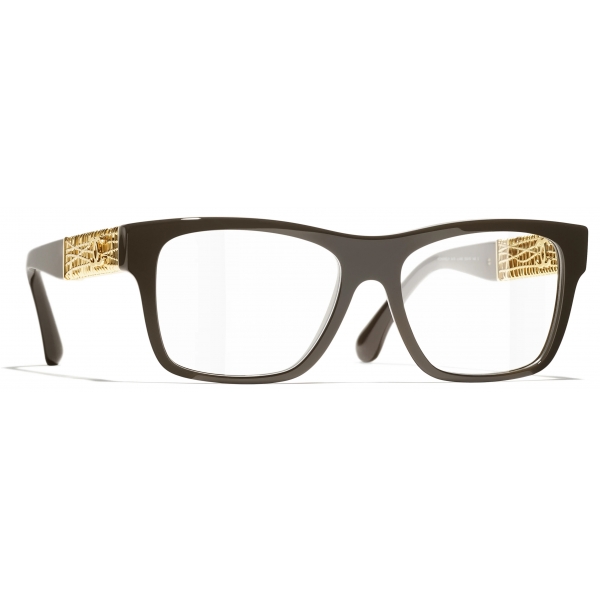 Chanel - Occhiali da Vista Quadrata - Talpa Scuro - Chanel Eyewear