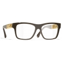 Chanel - Occhiali da Vista Quadrata - Talpa Scuro - Chanel Eyewear