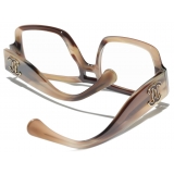 Chanel - Pilot Eyeglasses - Striped Brown - Chanel Eyewear