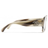 Chanel - Occhiali da Vista Pilota - Talpa Striato - Chanel Eyewear