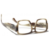 Chanel - Occhiali da Vista Pilota - Talpa Striato - Chanel Eyewear