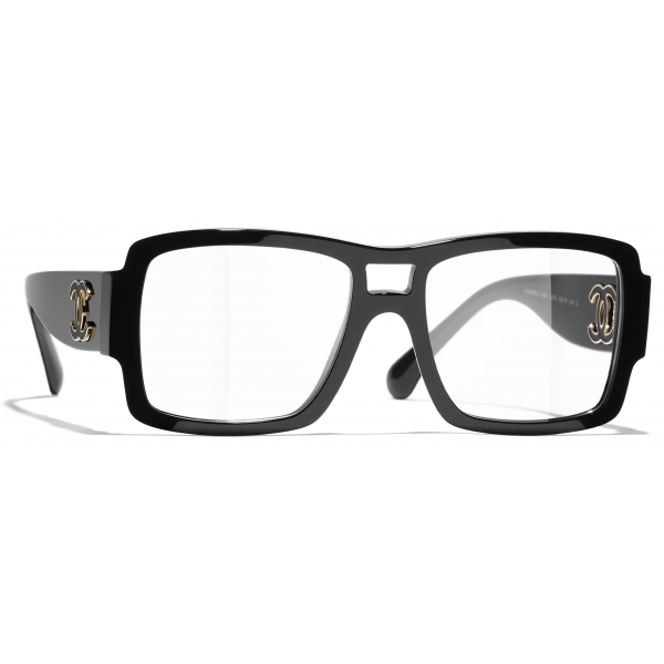 Chanel - Occhiali da Vista Pilota - Nero - Chanel Eyewear