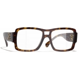Chanel - Occhiali da Vista Pilota - Tartaruga Scuro - Chanel Eyewear
