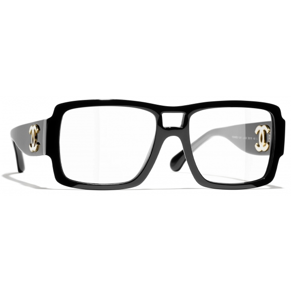 Chanel - Occhiali da Vista Pilota - Nero - Chanel Eyewear