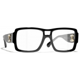 Chanel - Occhiali da Vista Pilota - Nero - Chanel Eyewear