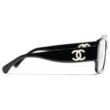 Chanel - Occhiali da Vista Pilota - Nero - Chanel Eyewear