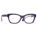 Chanel - Butterfly Eyeglasses - Dark Purple - Chanel Eyewear