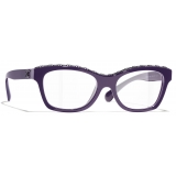 Chanel - Butterfly Eyeglasses - Dark Purple - Chanel Eyewear