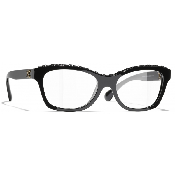 Chanel - Occhiali da Vista a Farfalla - Nero - Chanel Eyewear
