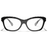 Chanel - Occhiali da Vista a Farfalla - Nero - Chanel Eyewear