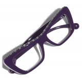 Chanel - Occhiali da Vista a Farfalla - Viola Scuro - Chanel Eyewear