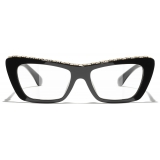 Chanel - Occhiali da Vista a Farfalla - Nero - Chanel Eyewear