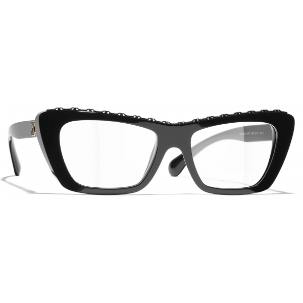 Chanel - Occhiali da Vista a Farfalla - Nero - Chanel Eyewear