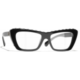 Chanel - Occhiali da Vista a Farfalla - Nero - Chanel Eyewear