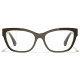 Chanel - Occhiali da Vista Cat-Eye - Talpa Scuro - Chanel Eyewear