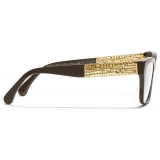 Chanel - Occhiali da Vista Cat-Eye - Talpa Scuro - Chanel Eyewear