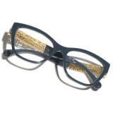 Chanel - Cat-Eye Eyeglasses - Blue Gray - Chanel Eyewear