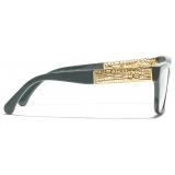 Chanel - Occhiali da Vista Cat-Eye - Verde Pallido - Chanel Eyewear