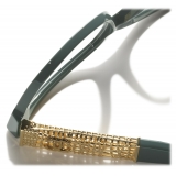 Chanel - Occhiali da Vista Cat-Eye - Verde Pallido - Chanel Eyewear