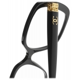 Chanel - Occhiali da Vista Quadrata - Nero - Chanel Eyewear