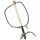 Chanel - Occhiali da Vista Quadrata - Oro Chiaro - Chanel Eyewear