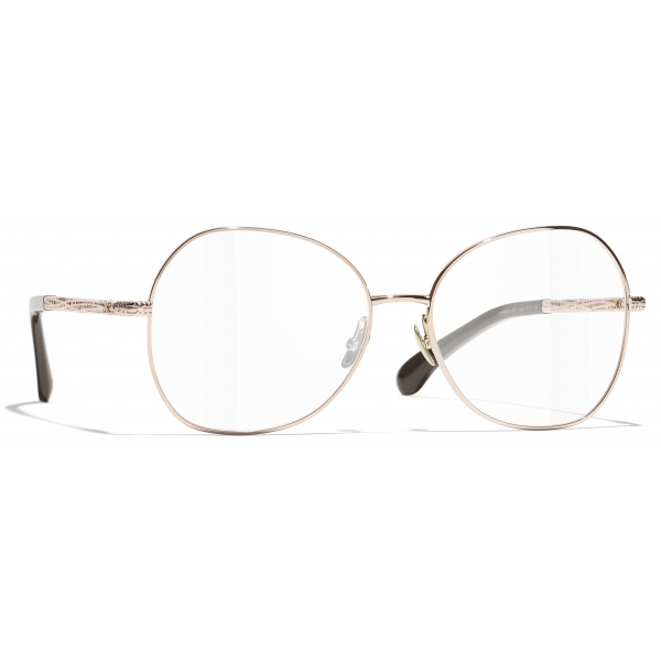 Chanel - Butterfly Eyeglasses - Beige Pink Gold - Chanel Eyewear