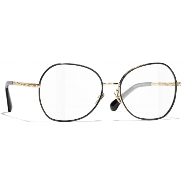 Chanel - Occhiali da Vista a Farfalla - Oro Chiaro - Chanel Eyewear