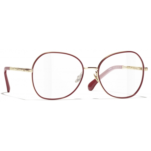 Chanel - Occhiali da Vista a Farfalla - Oro Chiaro - Chanel Eyewear