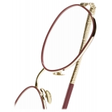 Chanel - Occhiali da Vista a Farfalla - Oro Chiaro - Chanel Eyewear